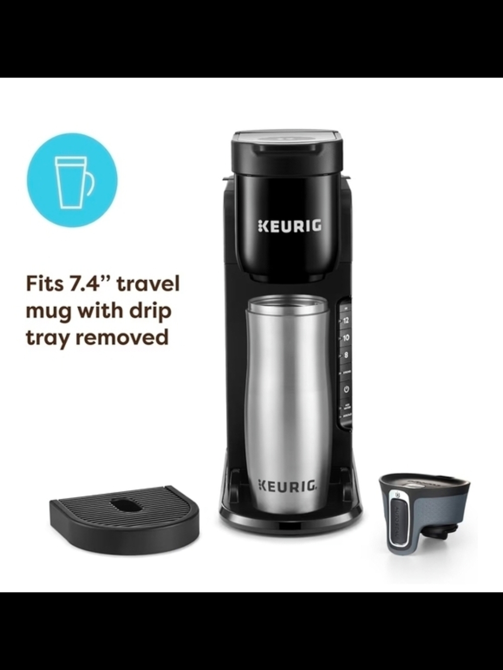 Keurig Compact New Sealed Single-Serve Coffee Maker in Black - Picture 6 of 8